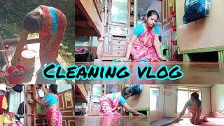 Indian housewife daily cleaning vlog//Bengali floor cleaning vlog