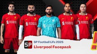 Liverpool Facepack 2024/25 - PES 2021 & SP Football Life 2025 ~ Liverpool vs Aston Villa