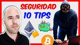 10 TIPS de SEGURIDAD para CRIPTOMONEDAS y TOKENS 