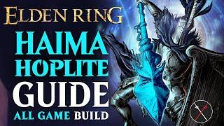 Elden Ring Spear & Shield Build - How to Build a Haima Hoplite Guide (All Game Build)