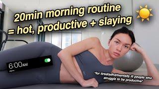 the 6AM morning routine that got me out of a 6 YEAR rut.