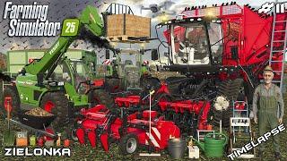 HARVESTING SUGARBEETS IN RAIN & MUD WITH OPTITRAXX | ZIELONKA | Farming Simulator 25 | Episode 11