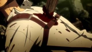 【進撃の巨人】Shingeki no Kyojin HD (EPISODE 24) - Eren Titan Transformation vs Annie Scene エレンの戦いの女性の巨人