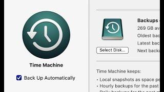 Restore files from Time Machine Backup