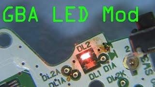 Game Boy Advance GBA LED Mod