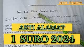 ARTI DAN MAKNA SATU SURO 2024