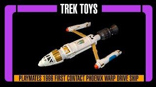 Trek Toys - the 1996 Playmates Star Trek First Contact Phoenix Warp Drive Ship Unboxing