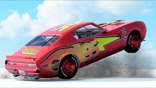 Crashing Lightning McQueen! |  Stunts and Jumps | Next Car Game: Stuntfest