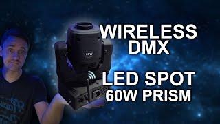 Установка  WiDMX / LED SPOT 60W PRISM / ОБЗОР / Wireless DMX / СВОИМИ РУКАМИ / СДЕЛАЙ САМ / EVENT DJ