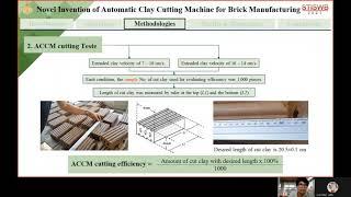 Novel Invention of Automatic Clay Cutting Machine for Brick Manufacturing