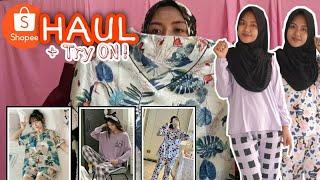 SHOPEE HAUL PIYAMA IMPORT || BAJU TIDUR SETELAN LENGAN PANJANG || HARGA 60 RIBUAN