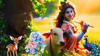 Krishna Flute Music, Flute Meditation Music, Positive Energy, Morning Flute Music Relaxing,FLUTE*407