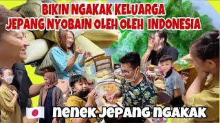 AKHIR NYA YUTARO KETEMU NENEK JEPANG DAN FAMILY JEPANG NYOBAIN OLEH OLEH INDONESIA 