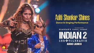 Aditi Shankar Shines: Dance & Singing Performance | Indian 2 Audio Launch  | Kamal | Shankar
