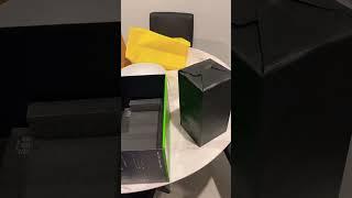 Unboxing the brand new Xbox series x next gen console with transparent controller #xbox #unboxing