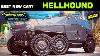 HELLHOUND NEW DLC CAR! How to Get The new Armored Weaponized Car in Cyberpunk 2077 Phantom Liberty