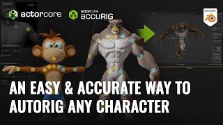 Accurate Character Rigging for any 3D Character with Free Auto-Rigging Tool | AccuRIG