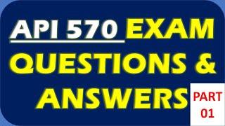 API 570 Piping Inspector Exam Questions and Answers