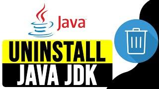 How to UNINSTALL DELETE REMOVE JAVA JDK on WINDOWS 10 2024 | Uninstall Java on Windows 10