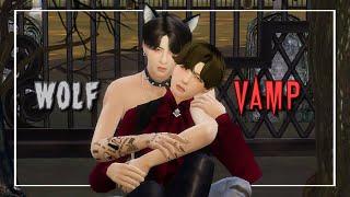 Taekook sims || Wolf Jungkook x Vampire Taehyung - Happy Halloween!