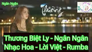 Thương Ly Biệt Karaoke Rumba Có Lời - Tập Hát Cùng CS Trẻ Đẹp Ngân Ngân - Ông Địa Karaoke