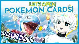 Opening Pokemon cards! STELLAR CROWN + Oreo Coke Zero taste test [Stream VOD]