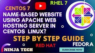 Name based website using apache web hosting server in Centos | Linux