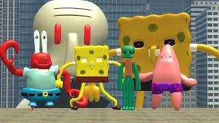 All SpongeBob Family 3D Memes in Garry's Mod!