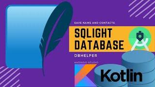 Kotlin | SQLite Database Android Studio | Save And View Data In Android Studio | SQLite Database