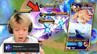 KING JASRO REACTION VIDEO! FANNY HIGHLIGHTS! -MLBB