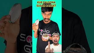 KUE DALGONA BINTANG SUSAH BANGET!!!?? #funny #food #challenge #comedy #shortsfeed #squidgame