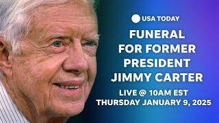 Watch live: Funeral for former President Jimmy Carter held in Washington, D.C.