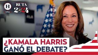 Donald Trump y Kamala Harris protagonizan duro debate ¿Quién ganó?