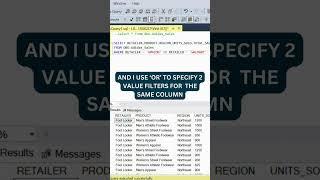 LOGICAL OPERATORS WITH WHERE | Filtering Data in SQL | SQL Shorts