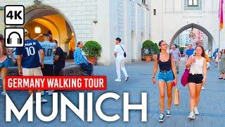 MUNICH, Germany  4K Sunny Day Walking Tour, Downtown Marienplatz ️