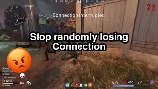 HOW TO STOP RANDOMLY LOSING CONNECTION TO GAME ON BLACK OPS COLD WAR !!! | Venom