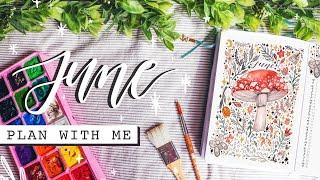 PLAN WITH ME | June 2020 Bullet Journal Setup Using Jelly Paints