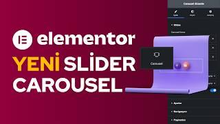 Elementer PRO Yepyeni Slider Özelliği! Elementor PRO - Carousel Widget