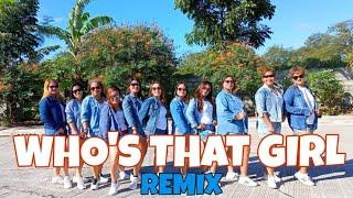 WHO'S THAT GIRL REMIX BY GUY SEBASTIAN (simple and easy steps) ZUMBA FITNESS