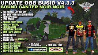 OBB BUSSID V4.3.3 SOUND CANTER NGIR-NGIR | ACC STROBO | KNALPOT NGEBUL