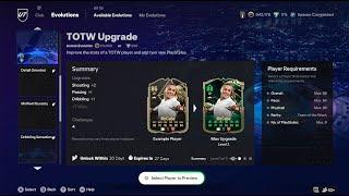 BEST PLAYERS TO EVO IN TOTW UPGRADE EVOLUTION! FC 24 ULTIMATE TEAM