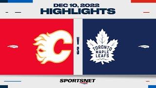 NHL Highlights | Flames vs. Maple Leafs - December 10, 2022