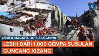 Lebih dari 1.000 Gempa Susulan Terjadi Usai Gempa M 6,8 di China