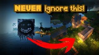 If You See This Near Half Villages, DON'T INGORE IT! Minecraft Creepypasta