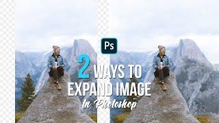 2 Ways to Expand any Image Easily in Photoshop #photoshop #shorts