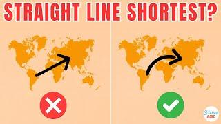 Is A Straight Line Always The Shortest Distance Between Two Points?