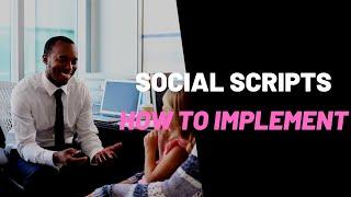 Speech therapy, Autism and Social scripts