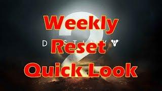 Destiny 2 - Weekly Reset Quick Look - 24th Oct