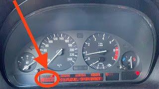 2000-2006 BMW X5 E53 - how to reset OIL SERVICE INSPECTION