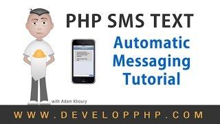 Send SMS Text Messages to Mobile Phone PHP Tutorial